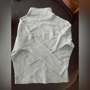 Lululemon grey funnel neck sweatshirt